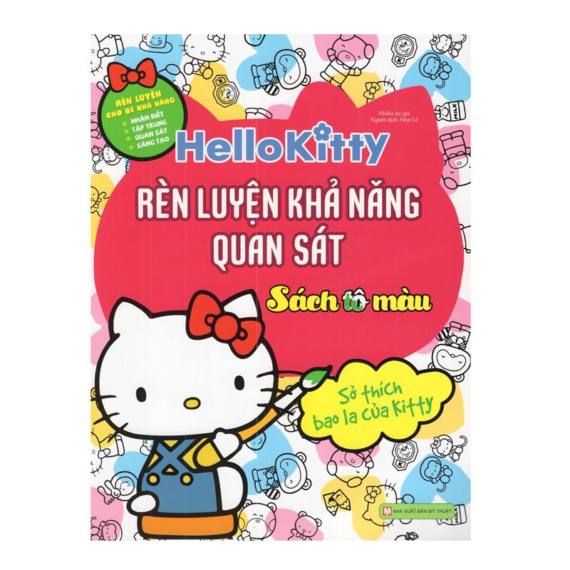 Hello Kitty - Rèn luyện khả năng quan sát (Tô màu)