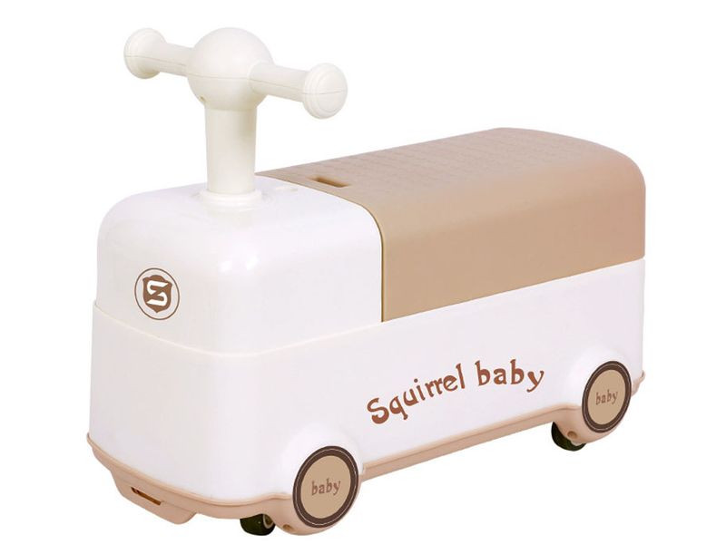 Xe chòi chân cho bé Squirrel Baby màu nâu KADI