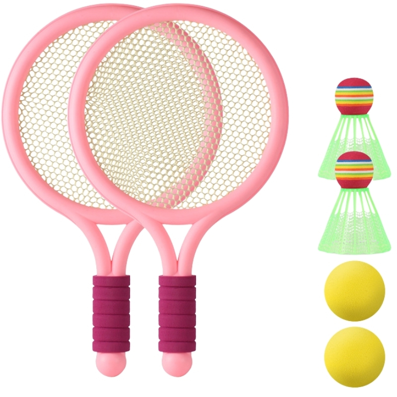 Set 2 vợt cầu lông thể thao cho bé 7001 màu hồng