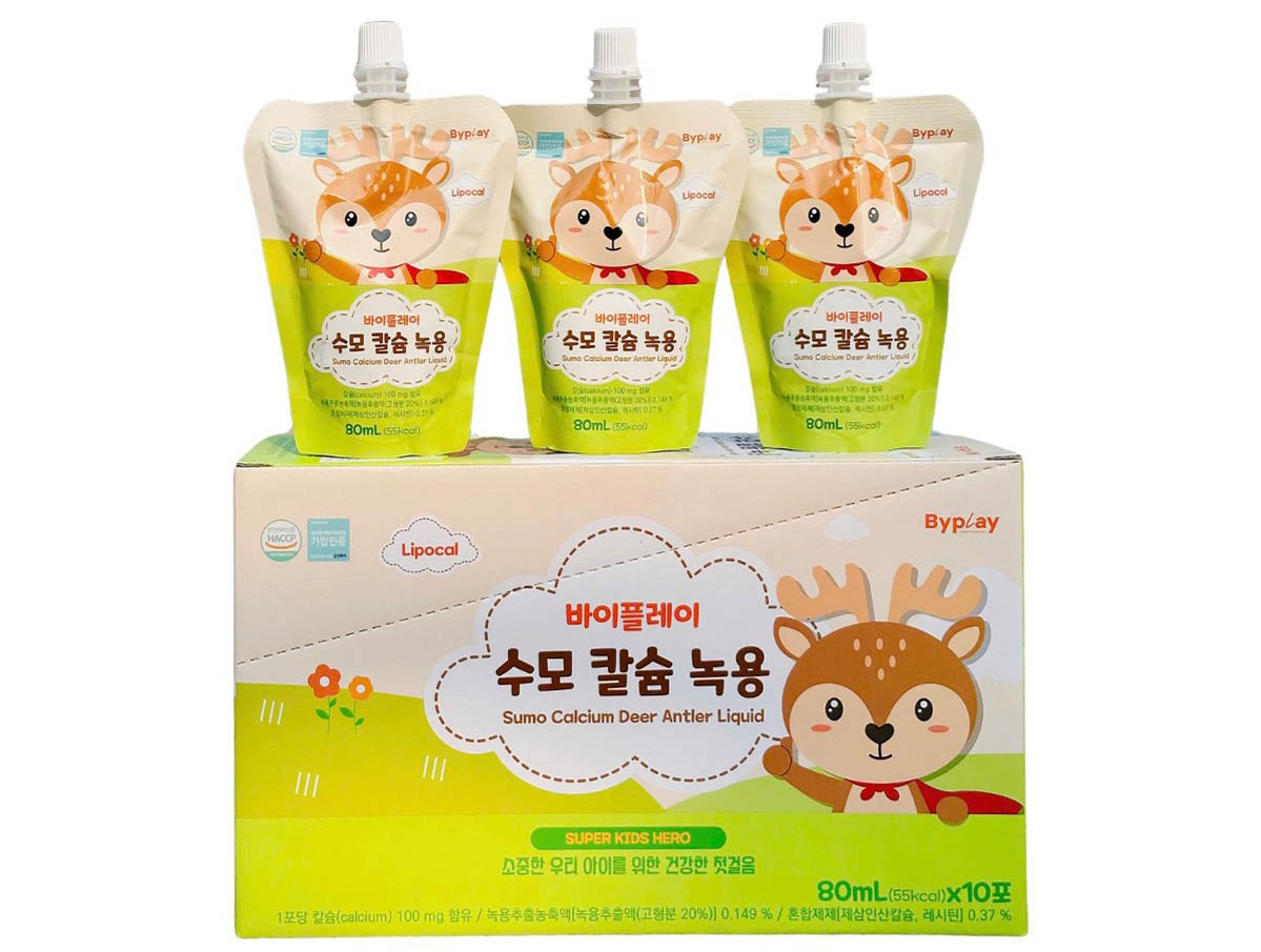 Gạc nhung hươu Sumo bổ sung canxi tươi 80ml