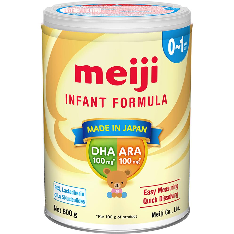 Sữa Meiji Infant Formula 800g (0 - 1 tuổi) (Giao hàng ngẫu nhiên)