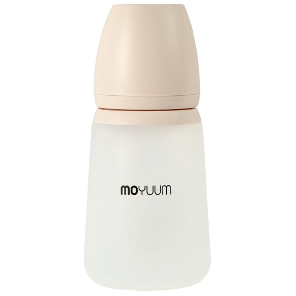 Bình sữa Moyuum silicon 260ml kèm núm size 2 (Từ 2-5 tháng)