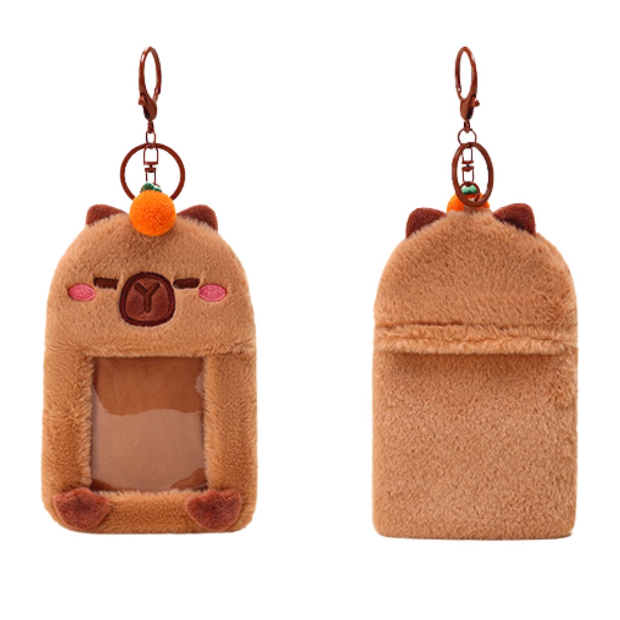 Móc khoá hình Capybara KC-05 đựng thẻ dễ thương