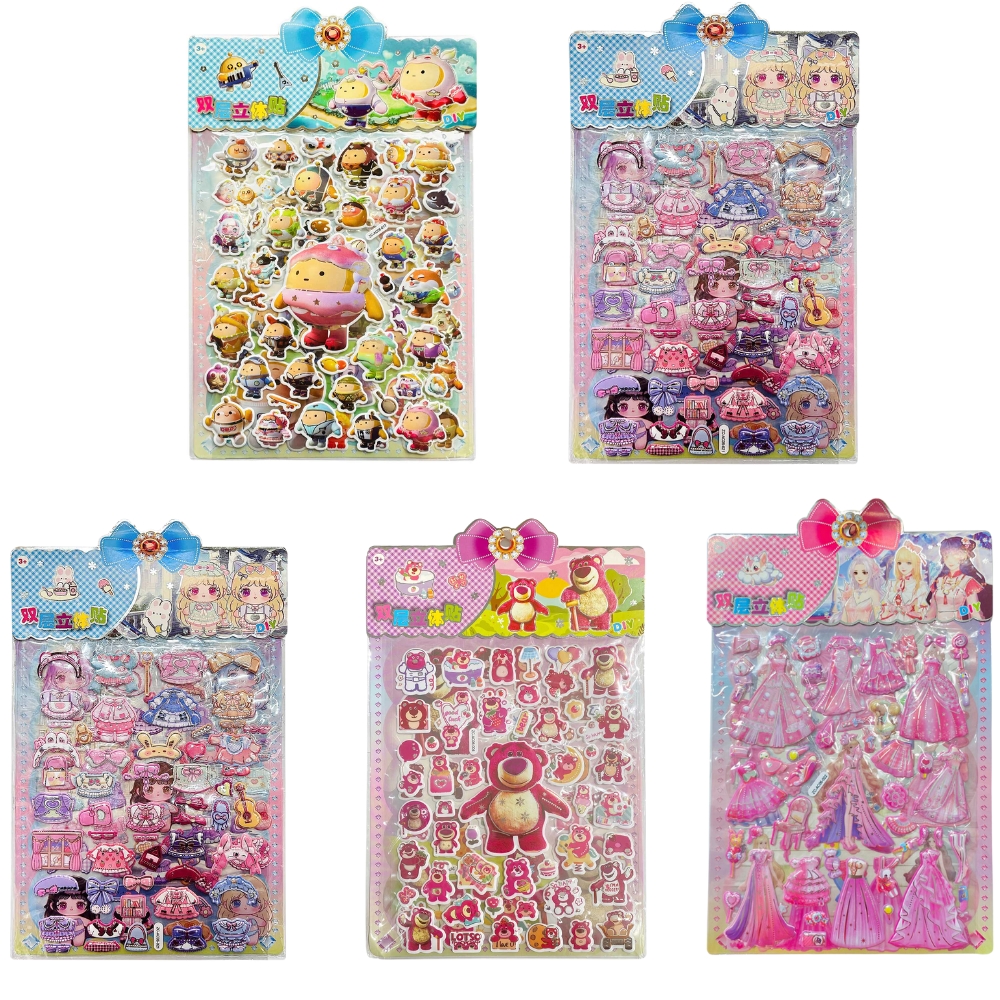 Stickers 3D nổi cho bé ZC-AC06 dễ thương