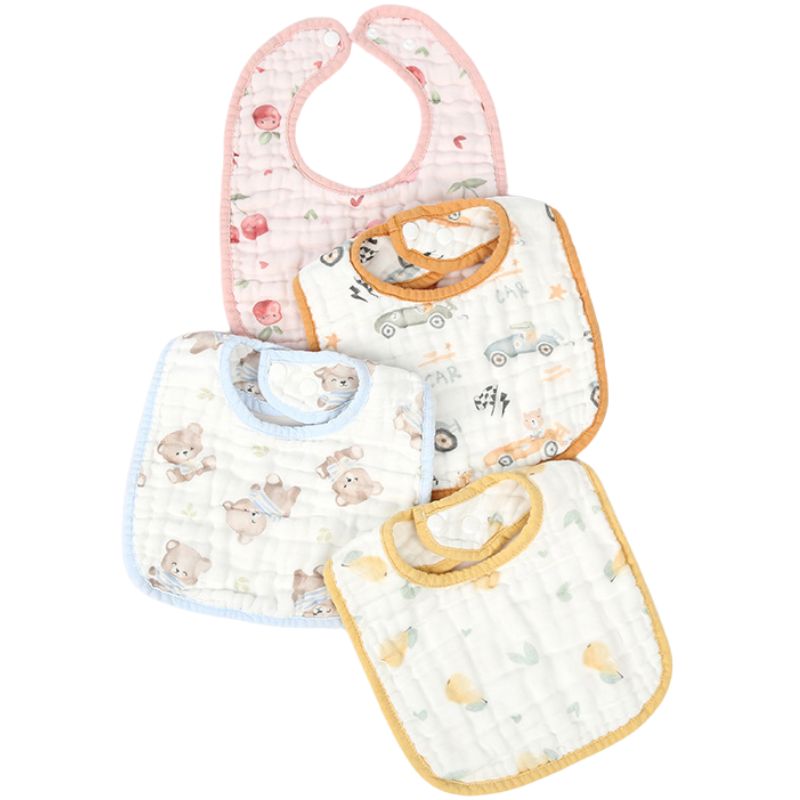 Yếm sơ sinh chữ U WZ-30 xô muslin