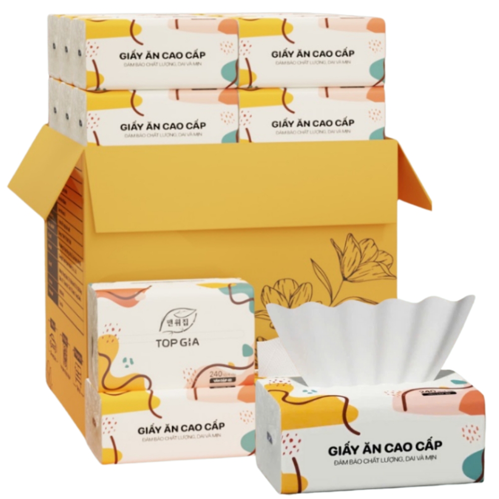 Khăn giấy ăn Top Gia 4 lớp 240 tờ