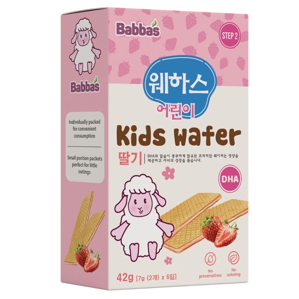 Bánh xốp Babba's vị dâu 42g