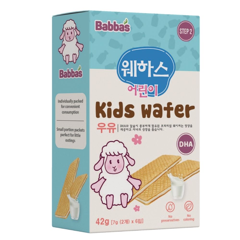 Bánh xốp Babba's vị sữa 42g