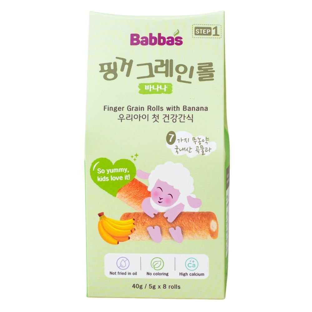 Bánh ngũ cốc Babba's Baby vị chuối 40g