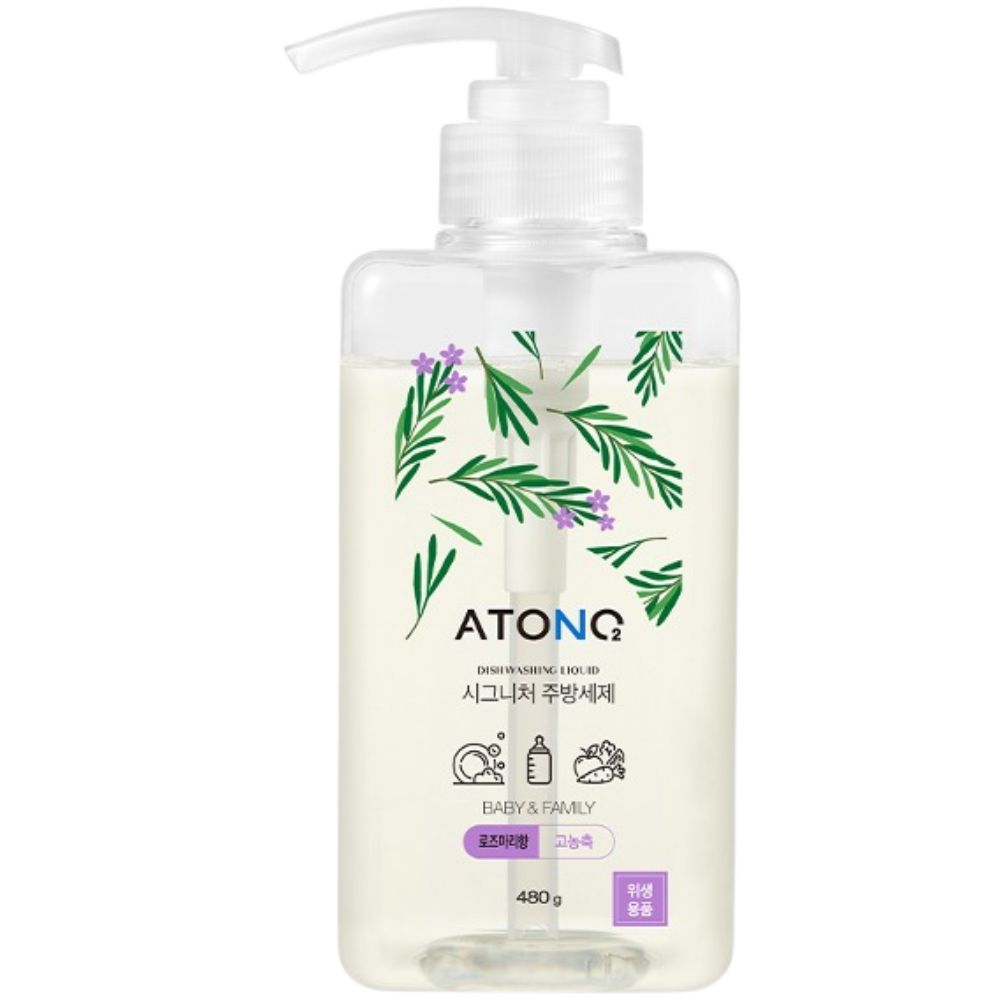 Nước rửa bình sữa Atono2 hương thảo chai 480g