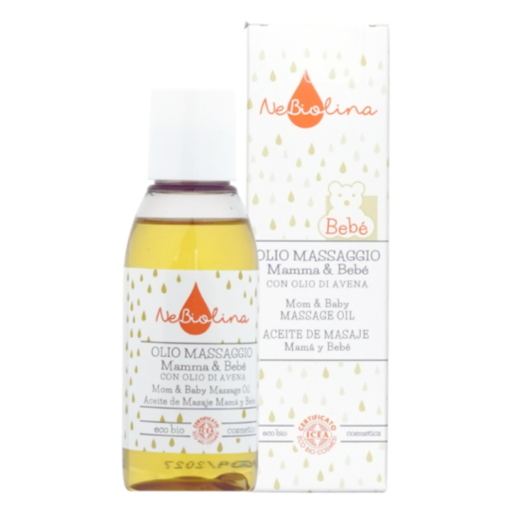 Dầu massage hữu cơ NeBiolina cho mẹ và bé 100ml