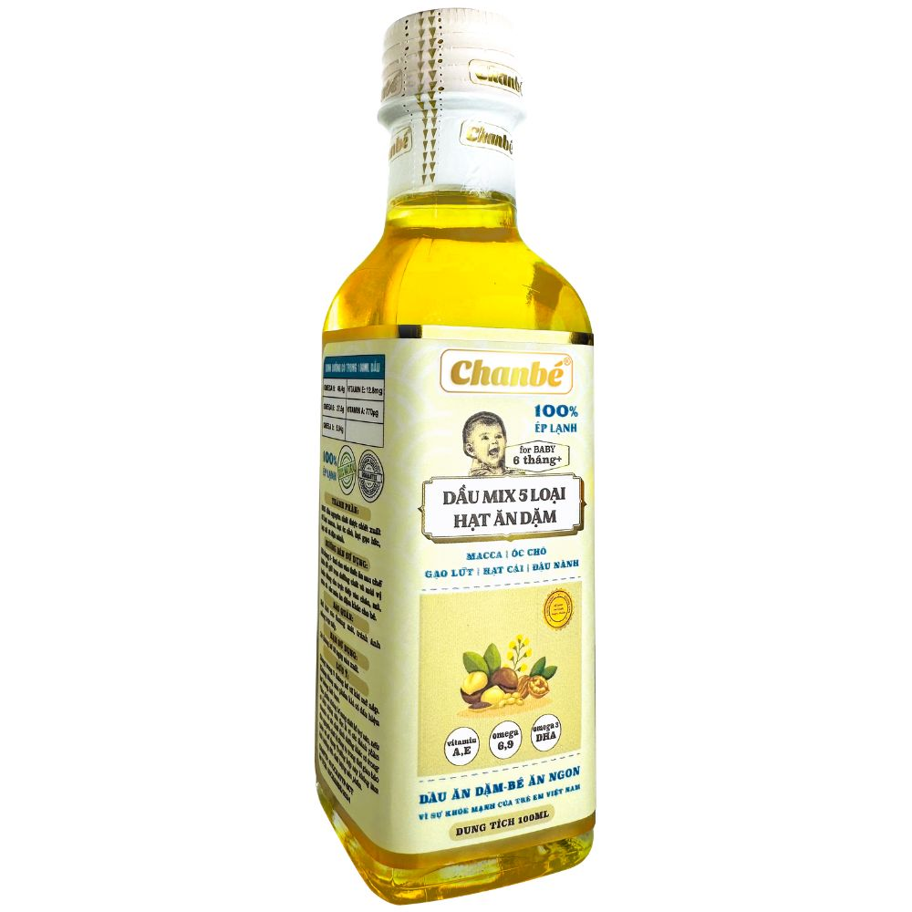 Dầu ăn dặm 5 loại hạt Chan Bé