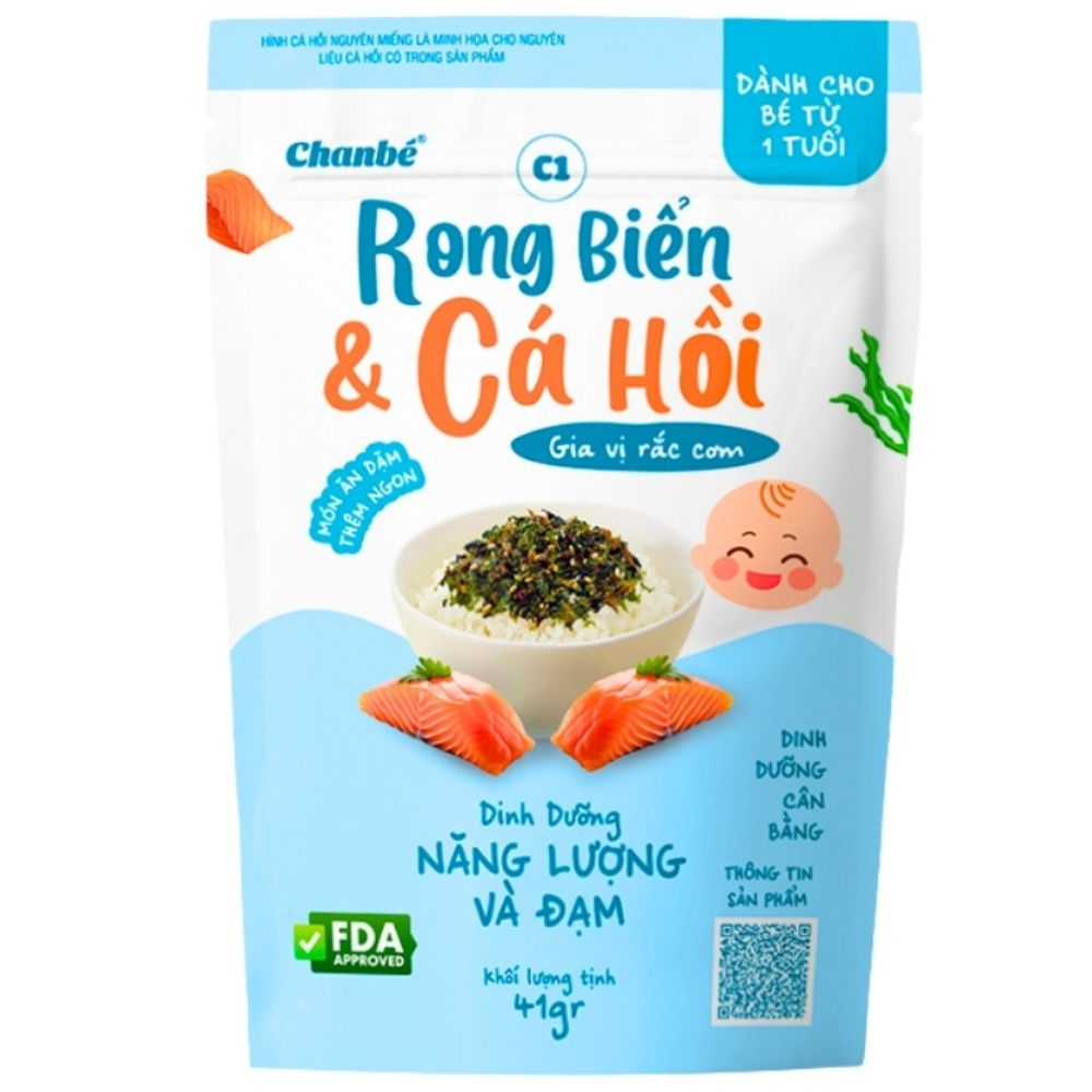 Gia vị rắc cơm Chanbé rong biển cá hồi mè rang