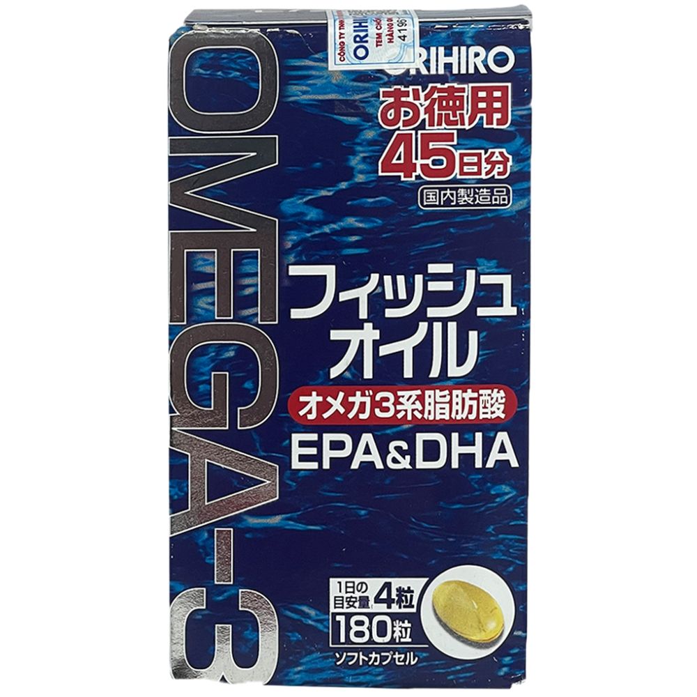 Viên uống dầu cá omega 3 tim mạch Orihiro