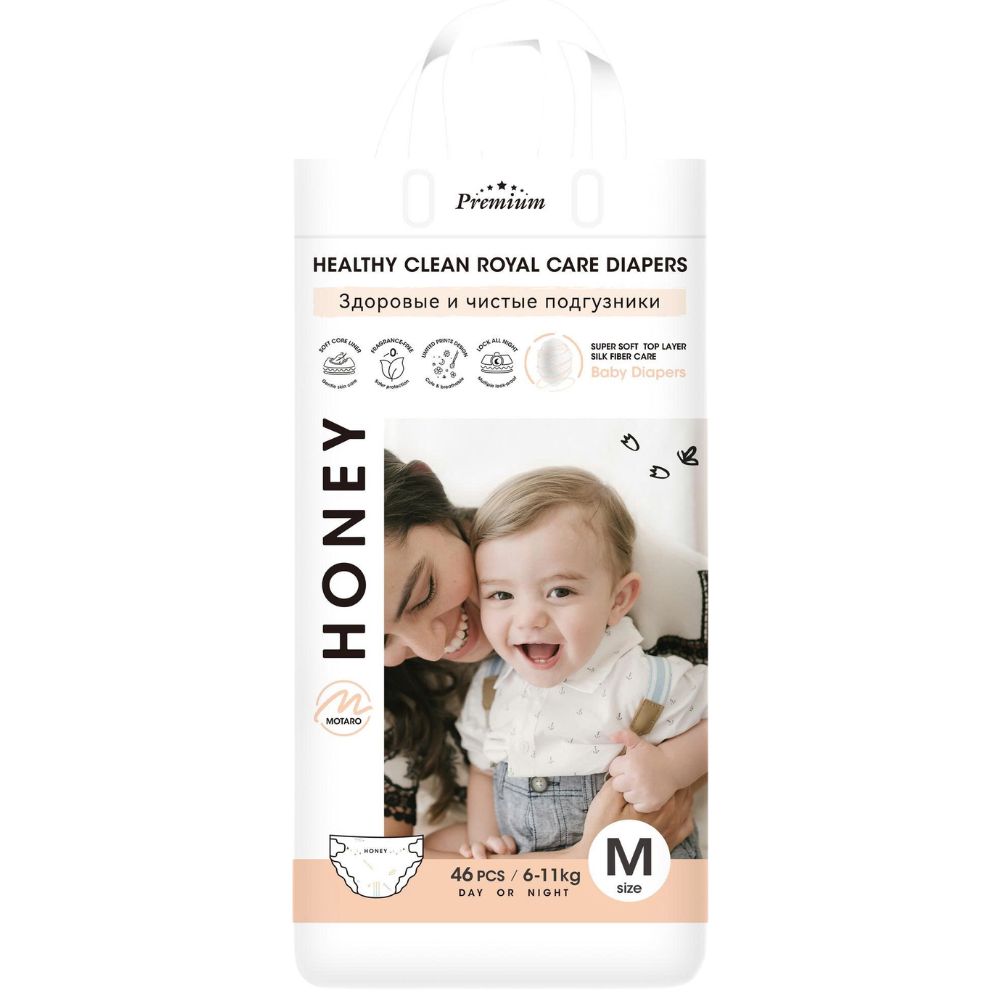 Tã dán Honey Premium Size M 46 miếng