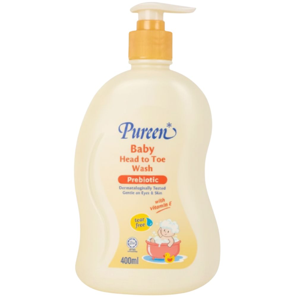 Tắm gội toàn thân Pureen Baby Yogurt tím