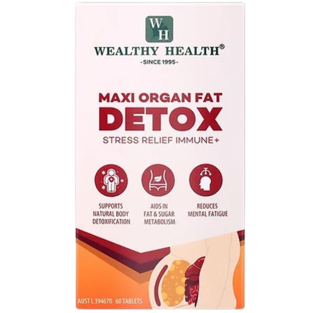 Thực phẩm bổ sung giảm mỡ máu Maxi Organ Fat Detox 60 viên (Trên 5 tuổi)