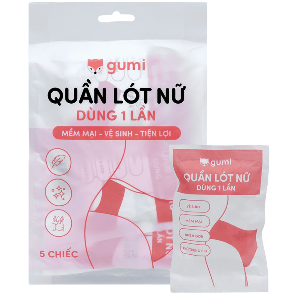 Quần lót dùng 1 lần Gumi kháng khuẩn