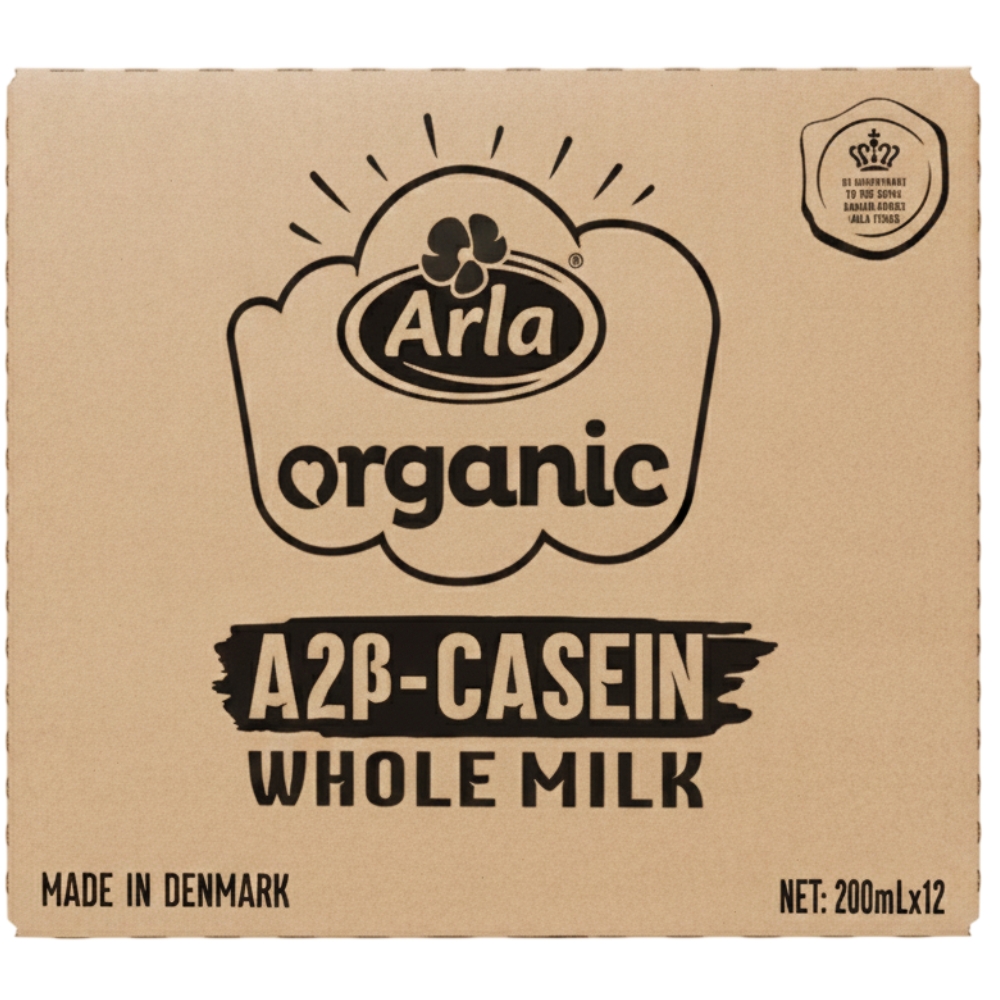 Thùng 12 hộp sữa tươi Organic Arla A2 (Trên 1 tuổi)