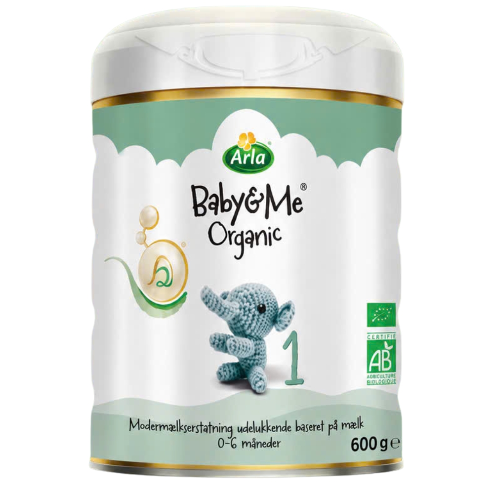 Sữa công thức Arla Baby&Me Ogarnic số 1 600g (Bé từ 0-6 tháng)